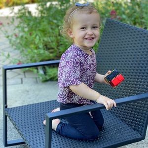 Little girls floral shirt